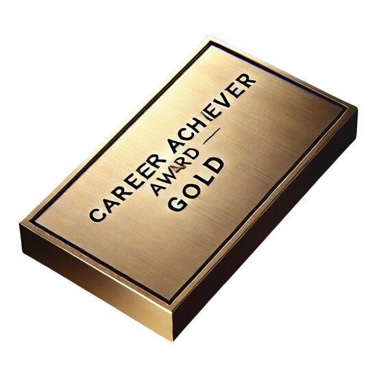 Career Achiever Award  (Gold)